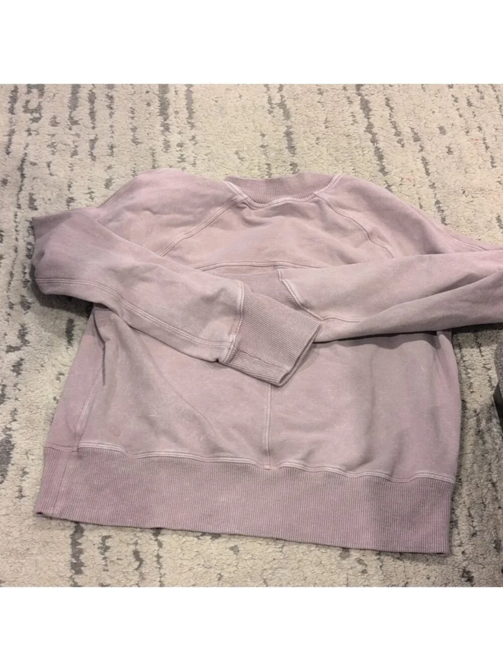 Lululemon Ready to Roll Crew Washed Vintage Mauve